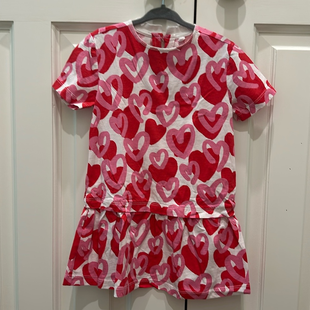 Stella McCartney Kids Like New Size 4 Heart Dress